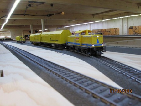 Schienenreinigungsloks